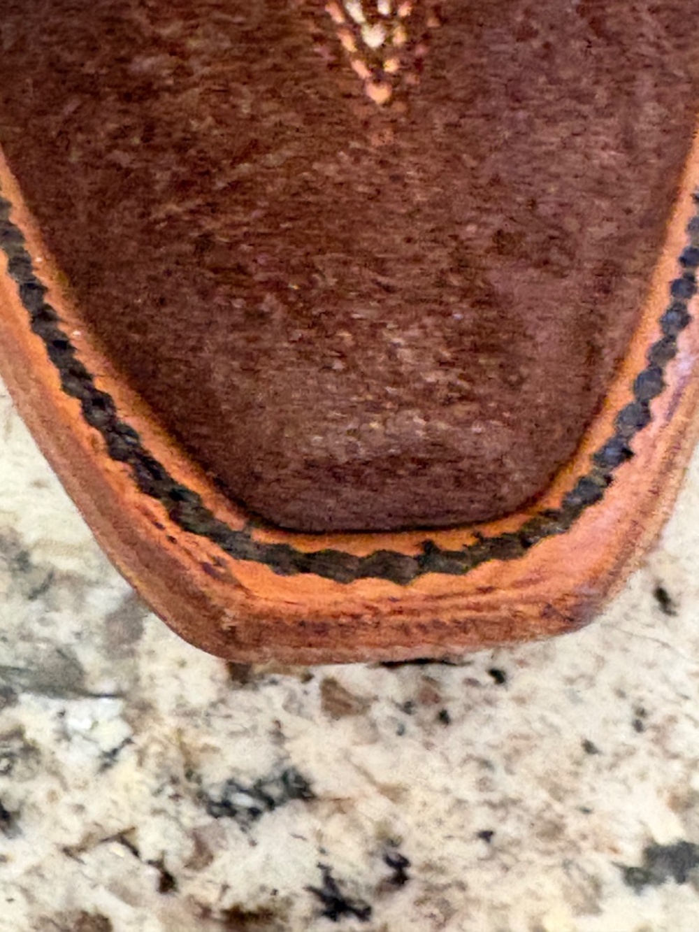 Lane Lexington Dark Brown Suede Embroidered Cowgirl Boots Size 7.5 - Picture 15 of 16